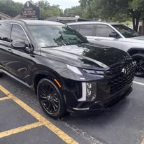 Black SUV after exterior detailing